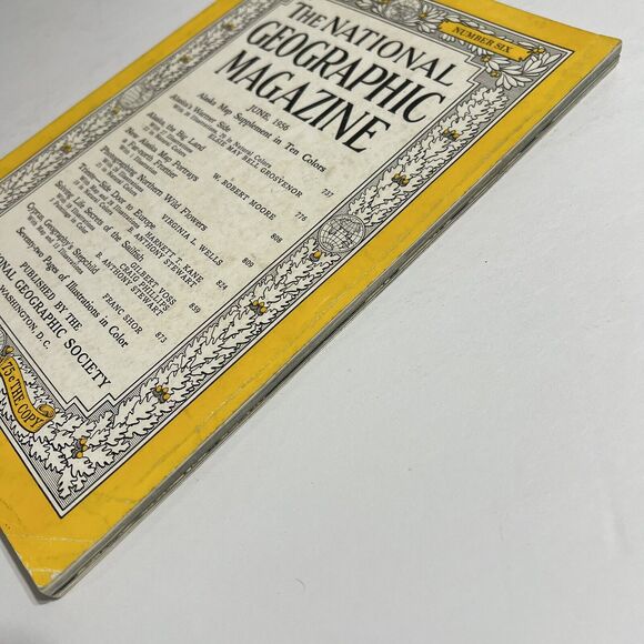 Vintage National Geographic Magazine June 1956 Alaska Trieste Sailfish Cyprus - Picture 6 of 7